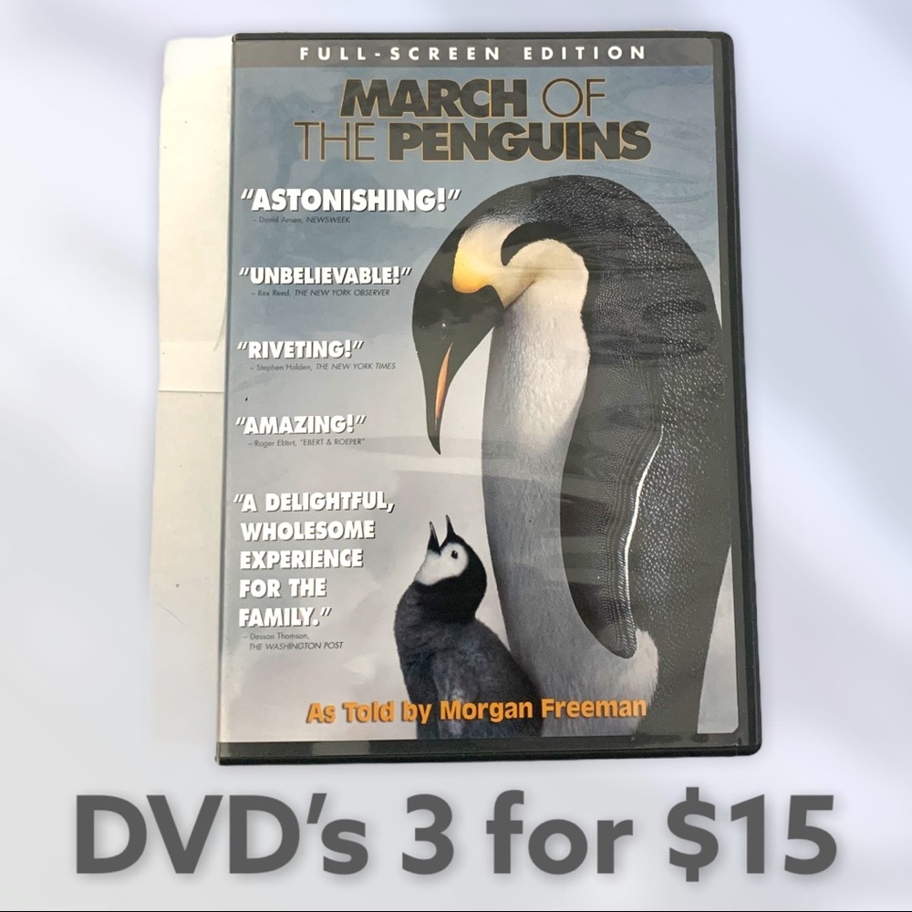 📀 March of the Penguins DVD movie 📀